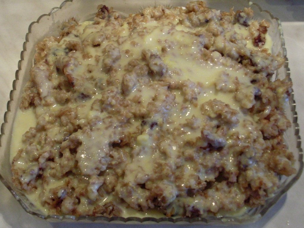 Budincă de orez cu cremă