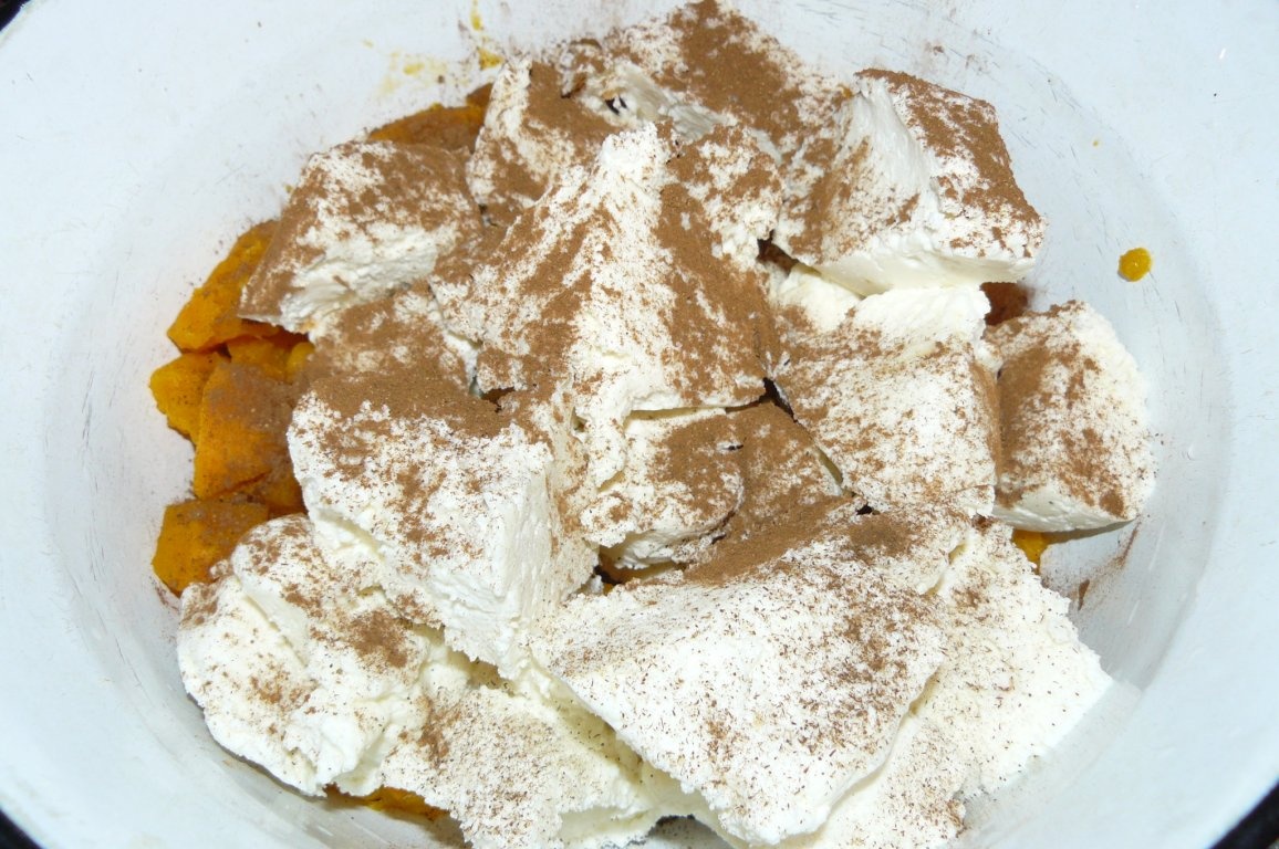 Tartă cu dovleac şi urdă(2 variante)
