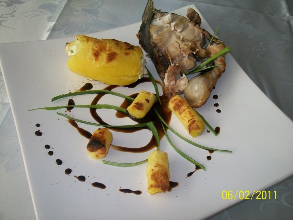 Rondele de fitofag cu cartofi umpluti  gramaj per portie