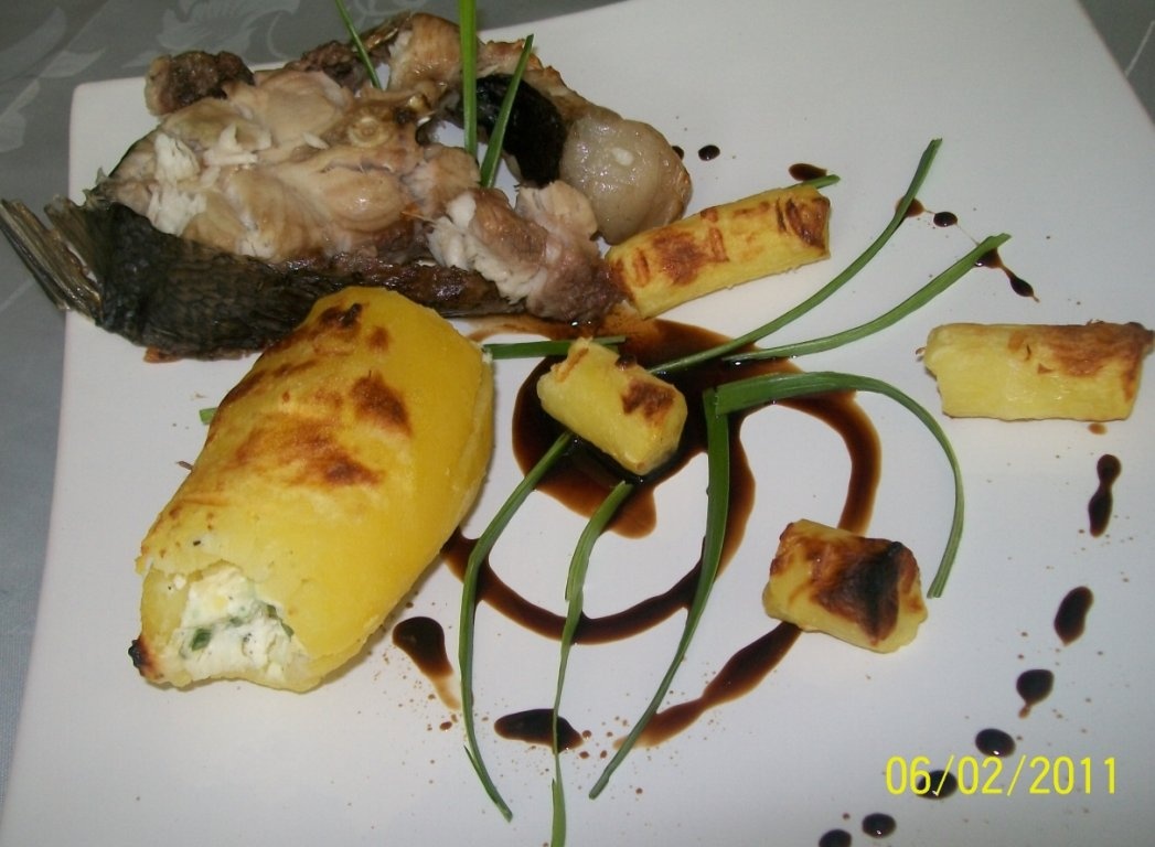 Rondele de fitofag cu cartofi umpluti  gramaj per portie