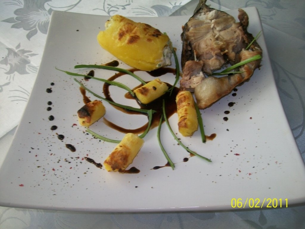 Rondele de fitofag cu cartofi umpluti  gramaj per portie