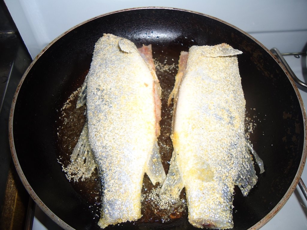 Biban de mare prajit