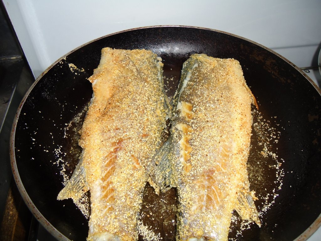 Biban de mare prajit