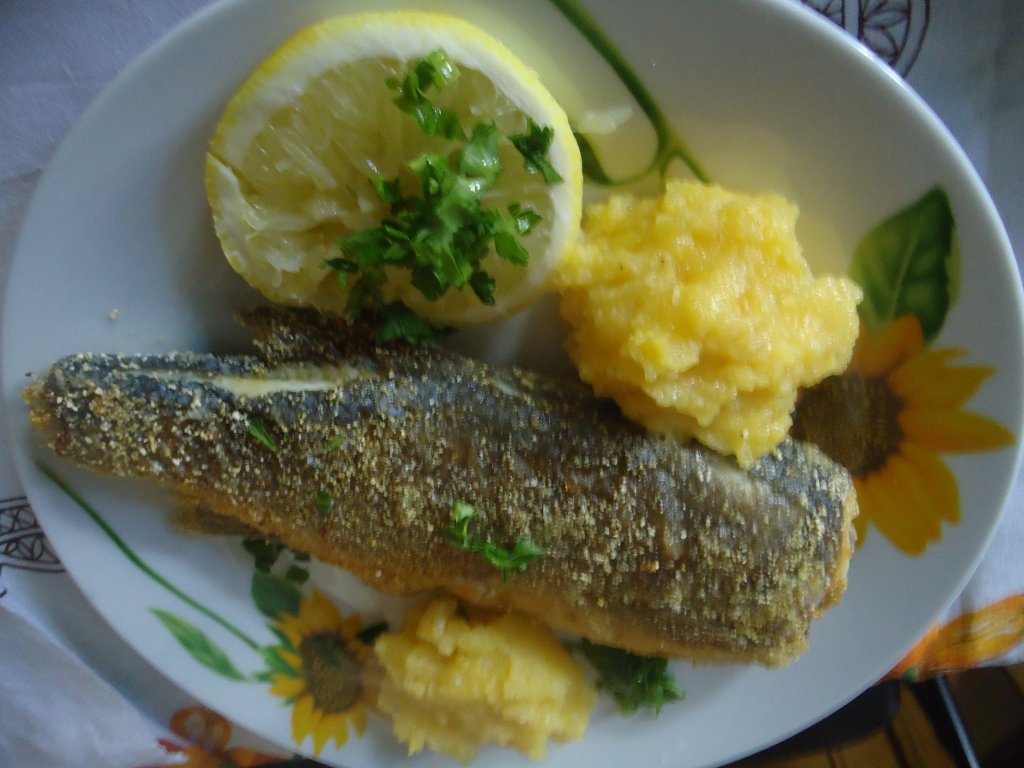 Biban de mare prajit