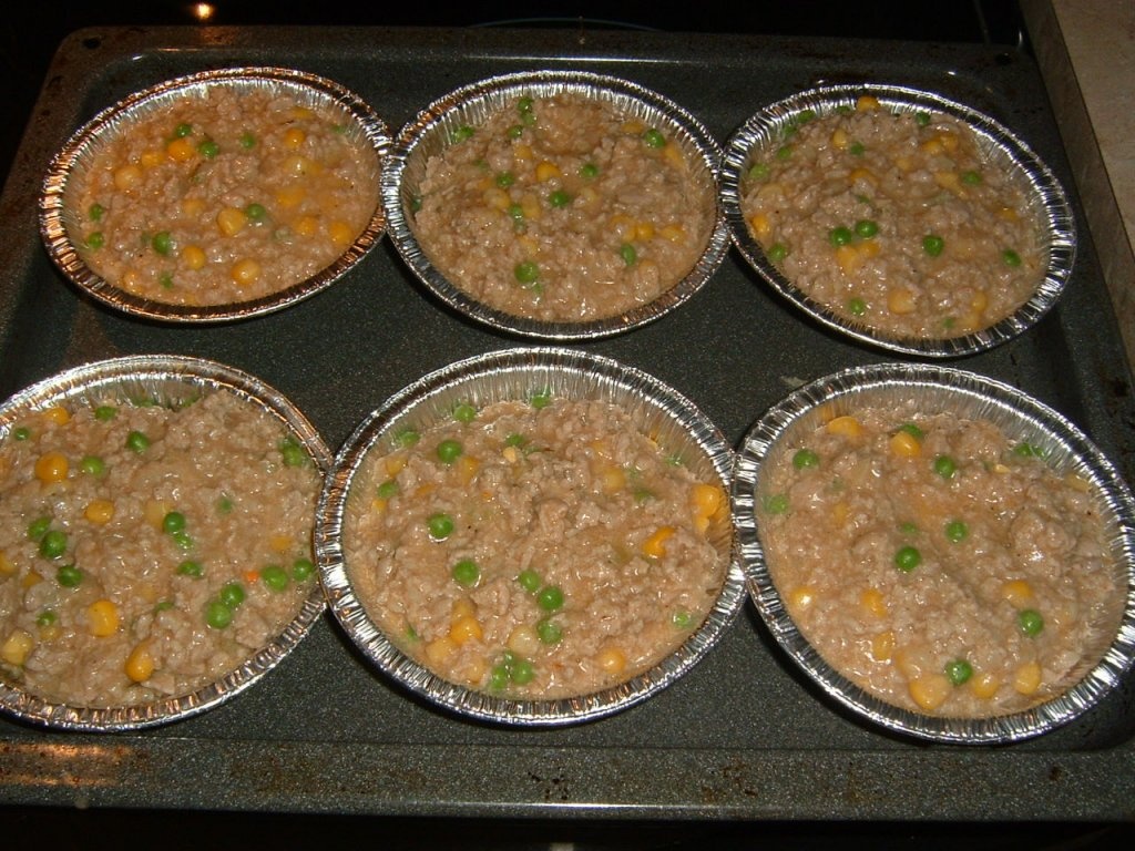 Mini turtite in crusta de cartofi piure