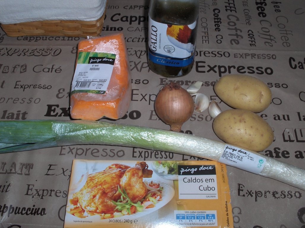 Supã cremã de dovleac si praz