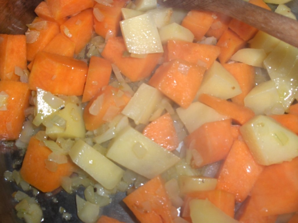 Supã cremã de dovleac si praz