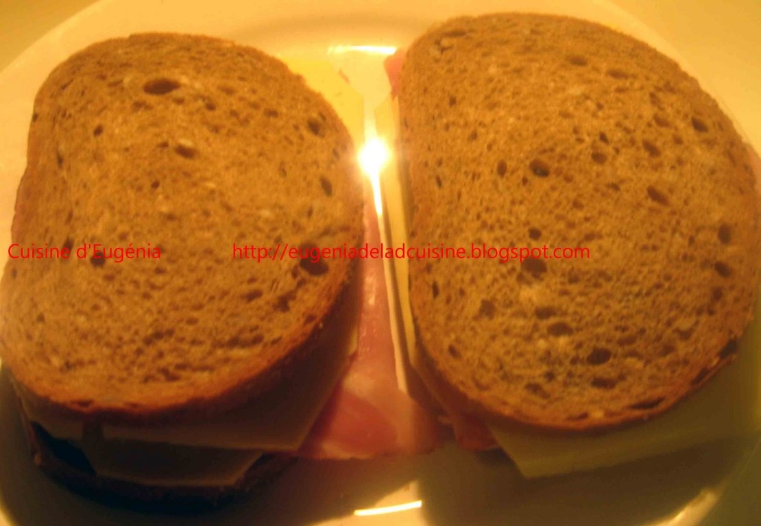 Croque monsieur dietetic