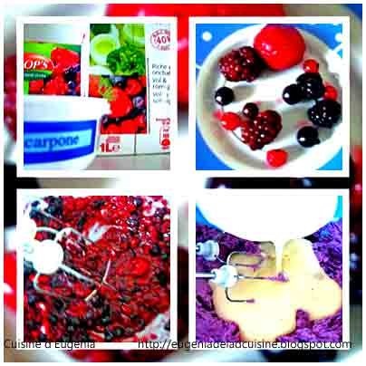 Tiramisu dietetic, la cupă, cu fructe de pădure