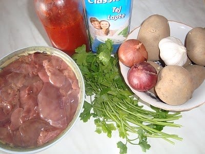 Tocanita cu ficat si plaman de porc