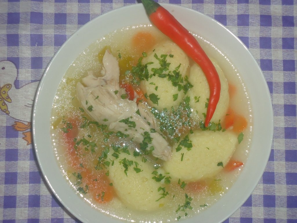 Supa de curcan cu Galuste