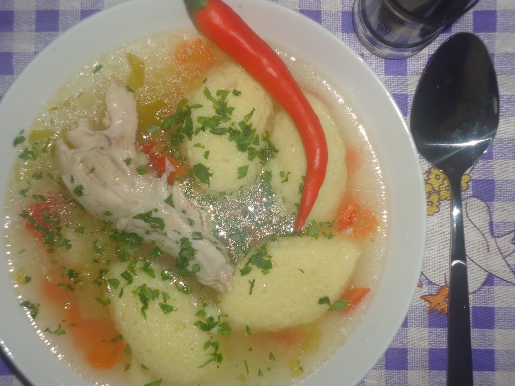 Supa de curcan cu Galuste