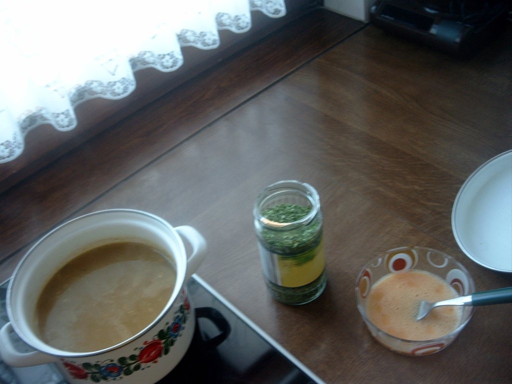 Supa din fulgi de cereale (ovaz)