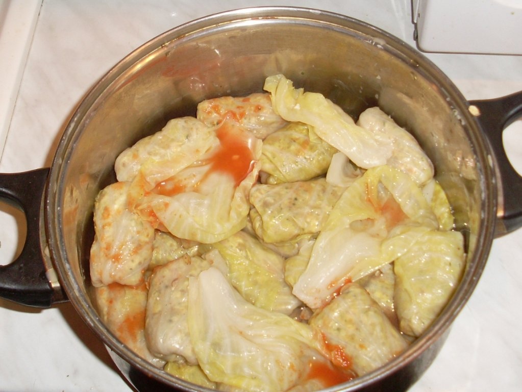 Sărmăluţe cu cereale, ciuperci şi nuci