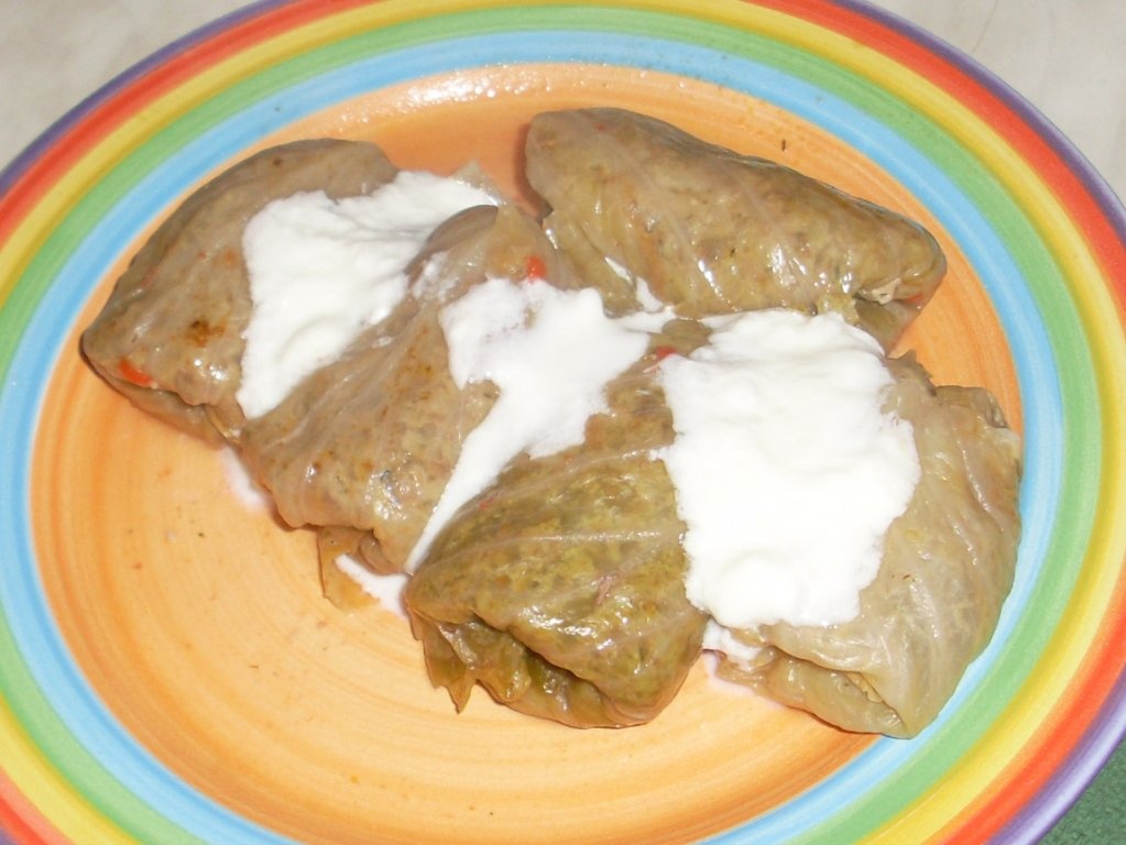 Sărmăluţe cu cereale, ciuperci şi nuci