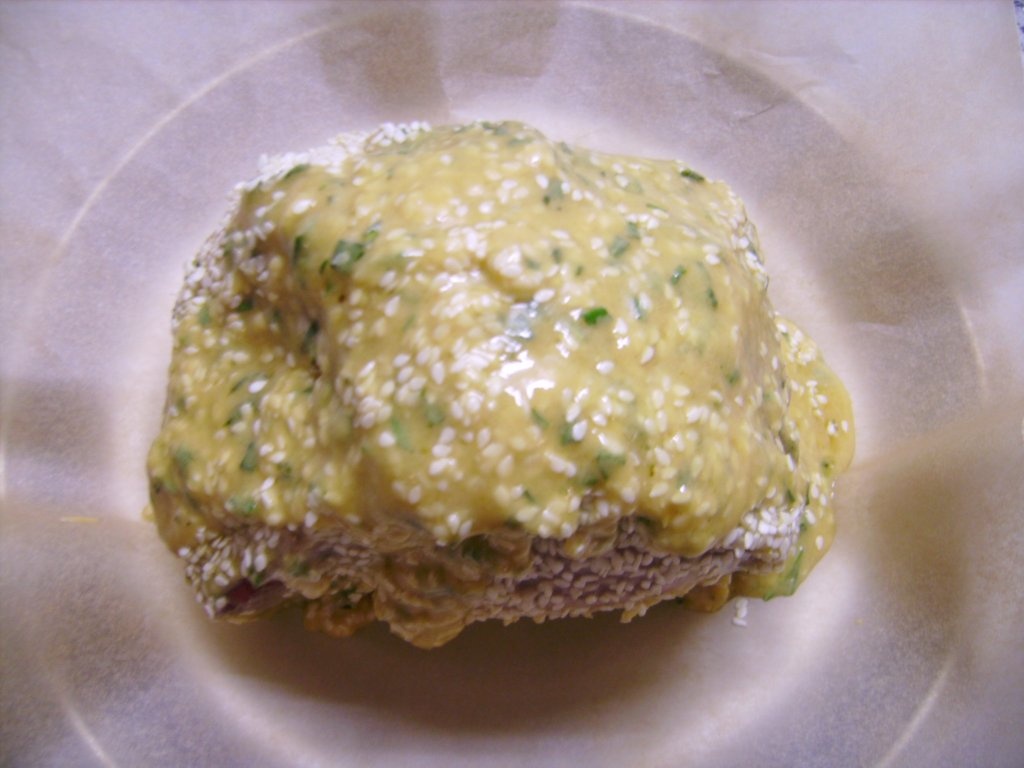 Ceafa de porc in crusta de susan