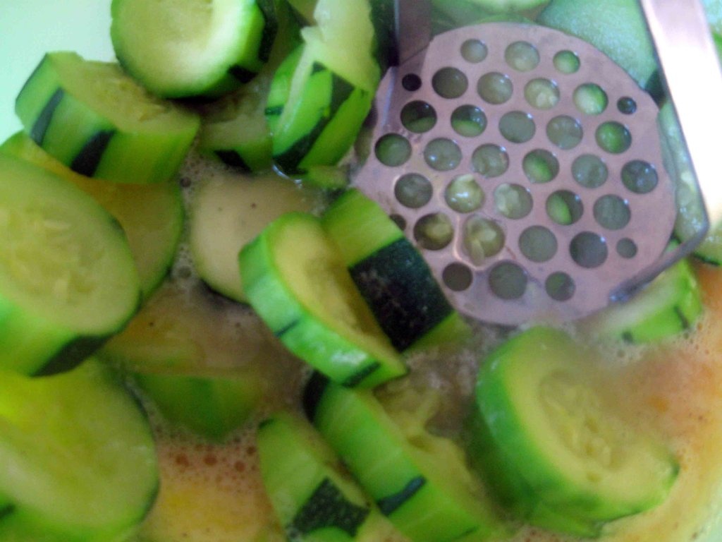 Flan dietetic de dovlecei …cu doua fete