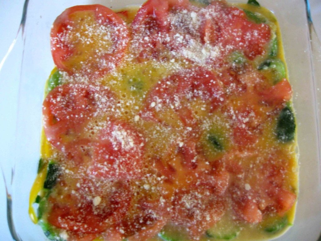 Flan dietetic de dovlecei …cu doua fete