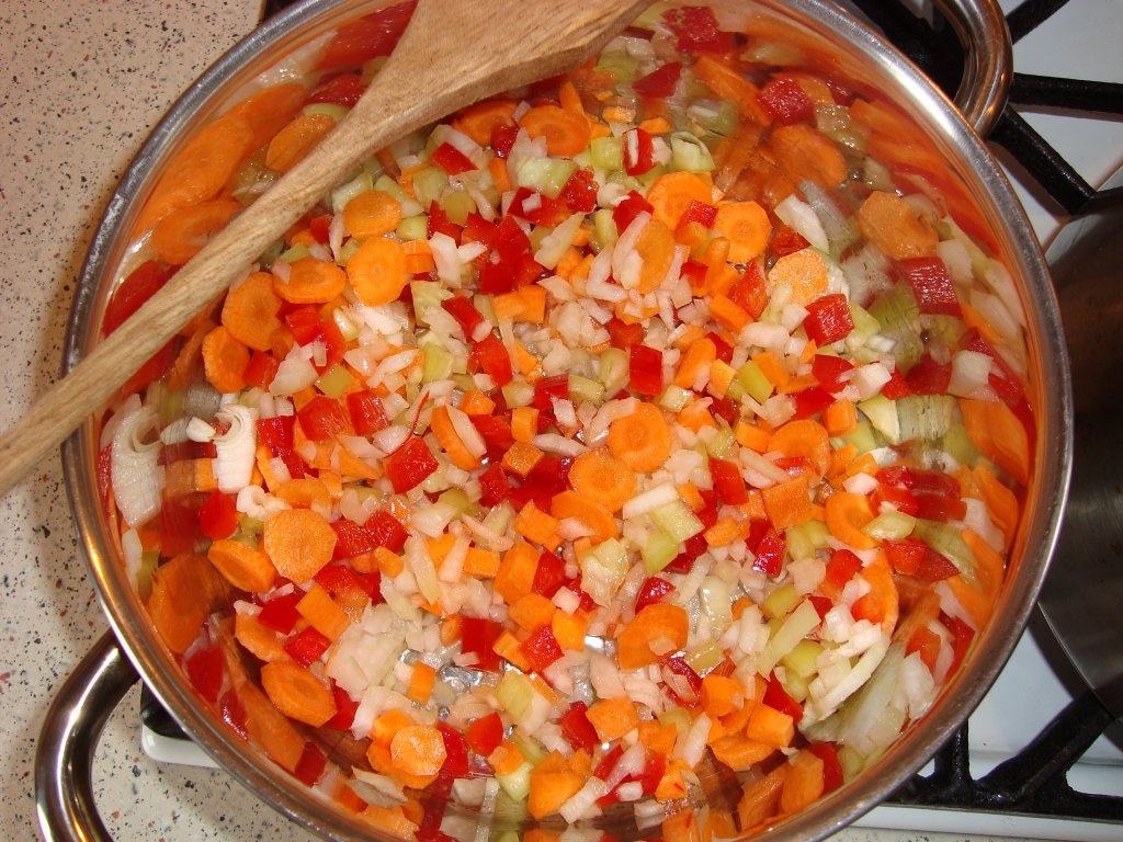 Cus Cus cu legume si pastrama de pui afumata