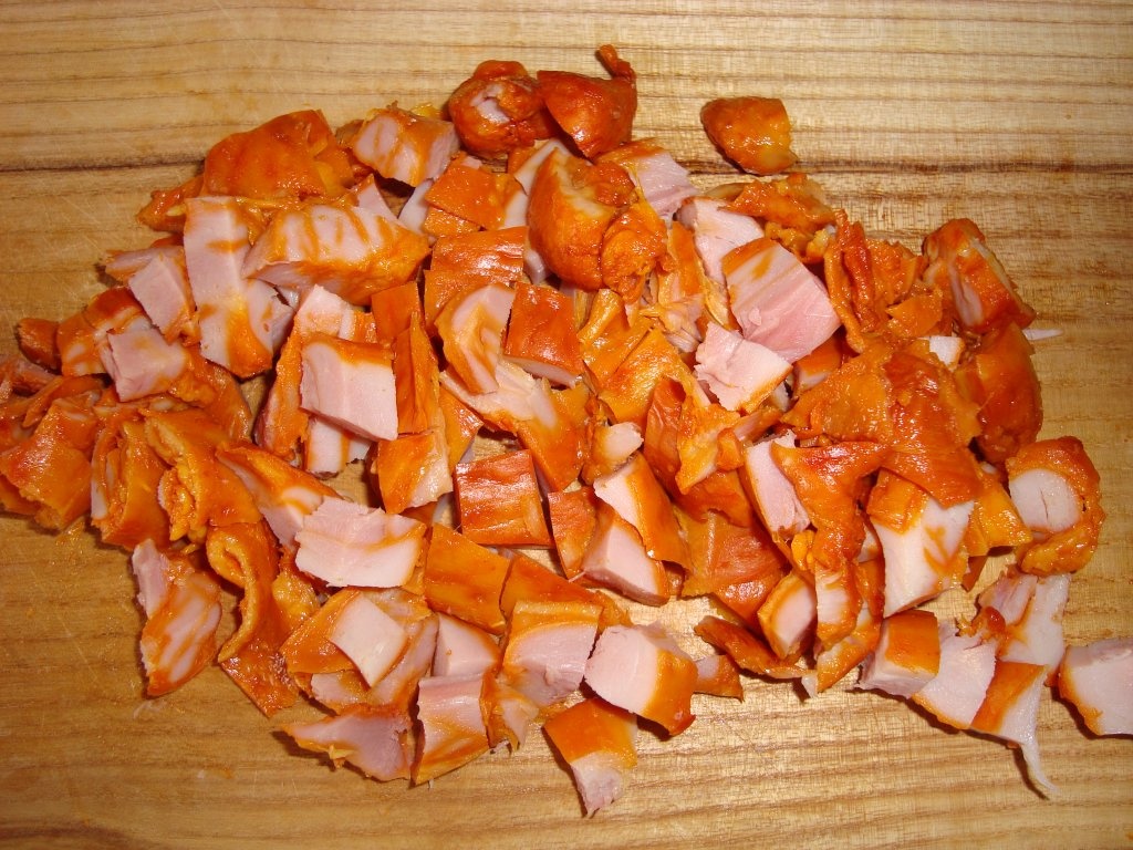 Cus Cus cu legume si pastrama de pui afumata