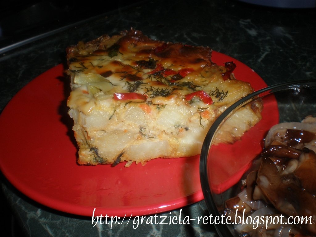 Placinta de cartofi fara aluat