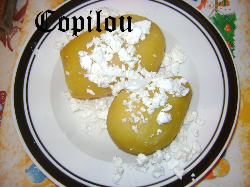 Cartofi cu branza si smantana