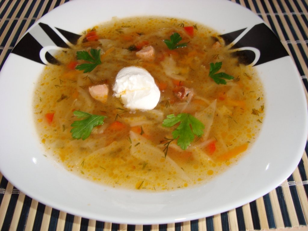 Ciorba de varza cu afumatura