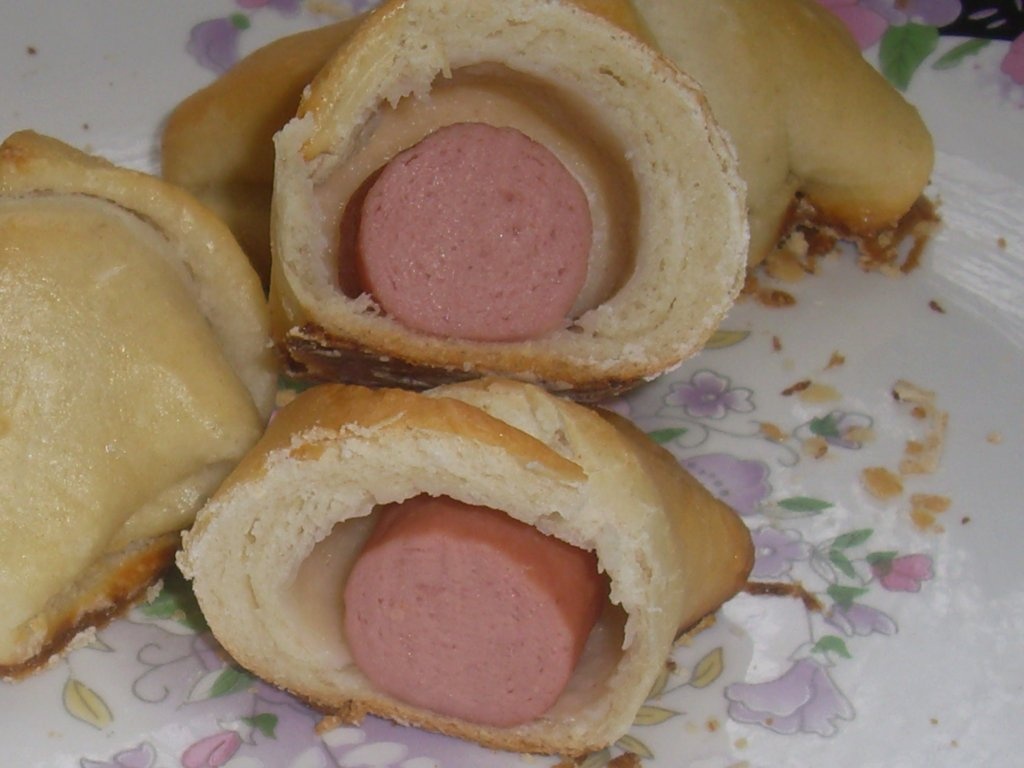 Croissante cu crenvursti