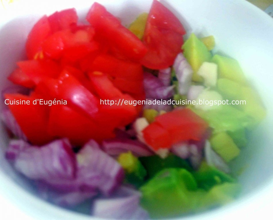 Salata de avocado (varianta)