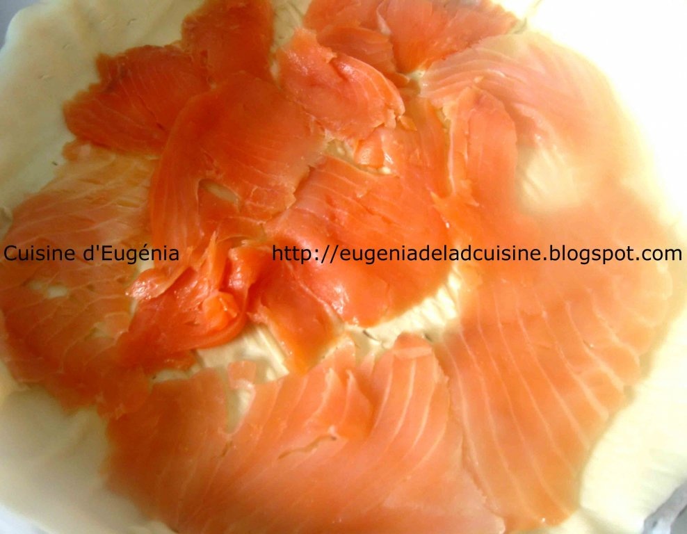 Quiche cu somon afumat