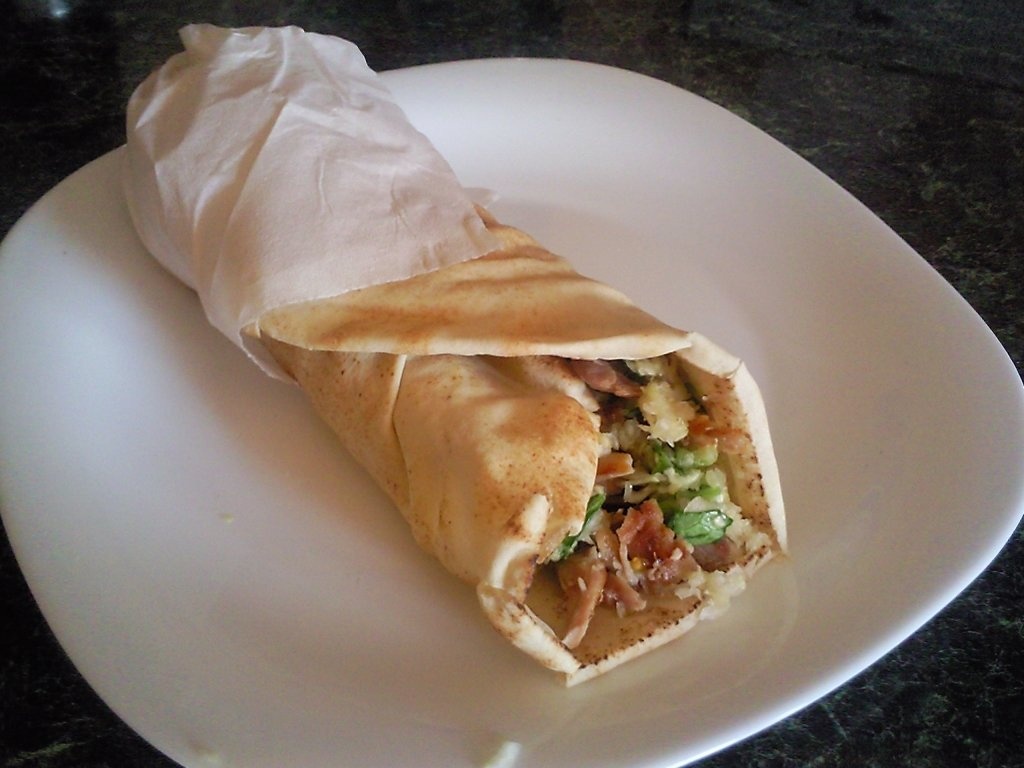 Shaorma dietetica de pui