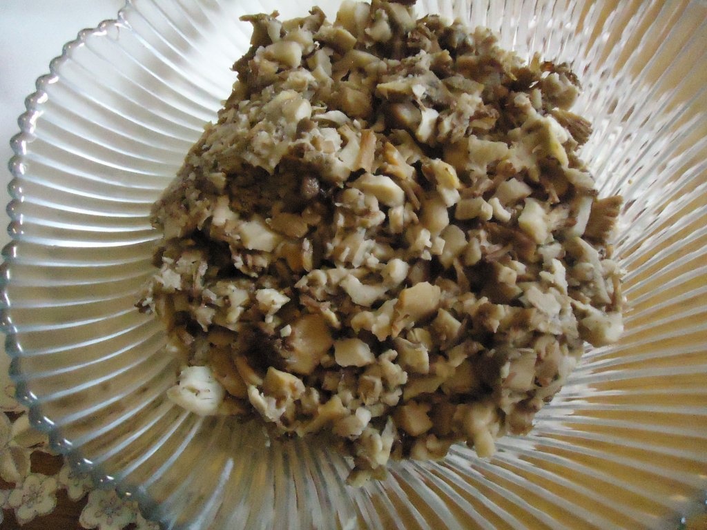 Rulada de ciuperci cu hrisca (de post)