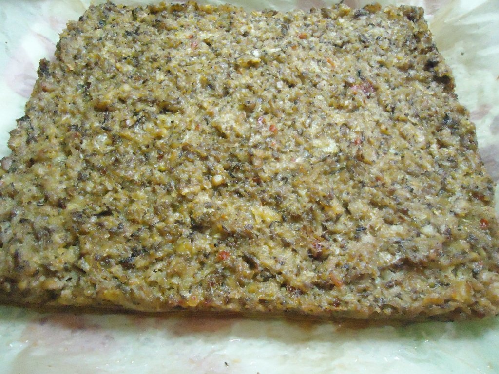 Rulada de ciuperci cu hrisca (de post)