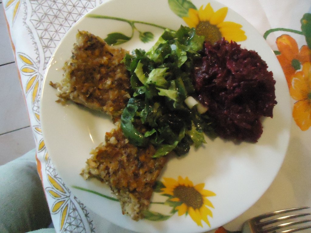 Rulada de ciuperci cu hrisca (de post)