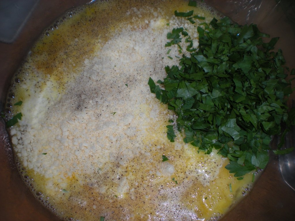 Omleta la cuptor cu legume