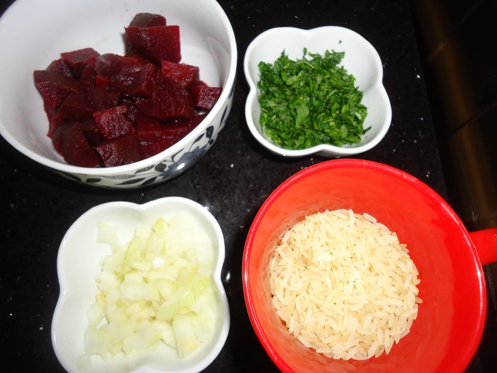 Orez cu sfecla rosie