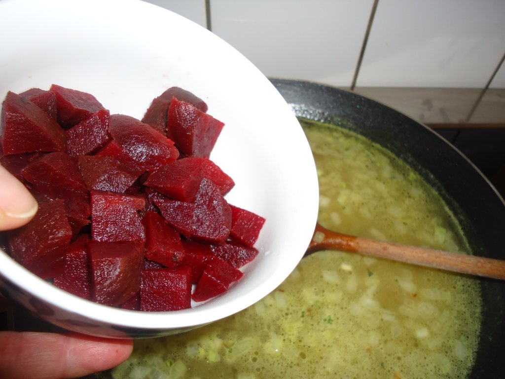 Orez cu sfecla rosie