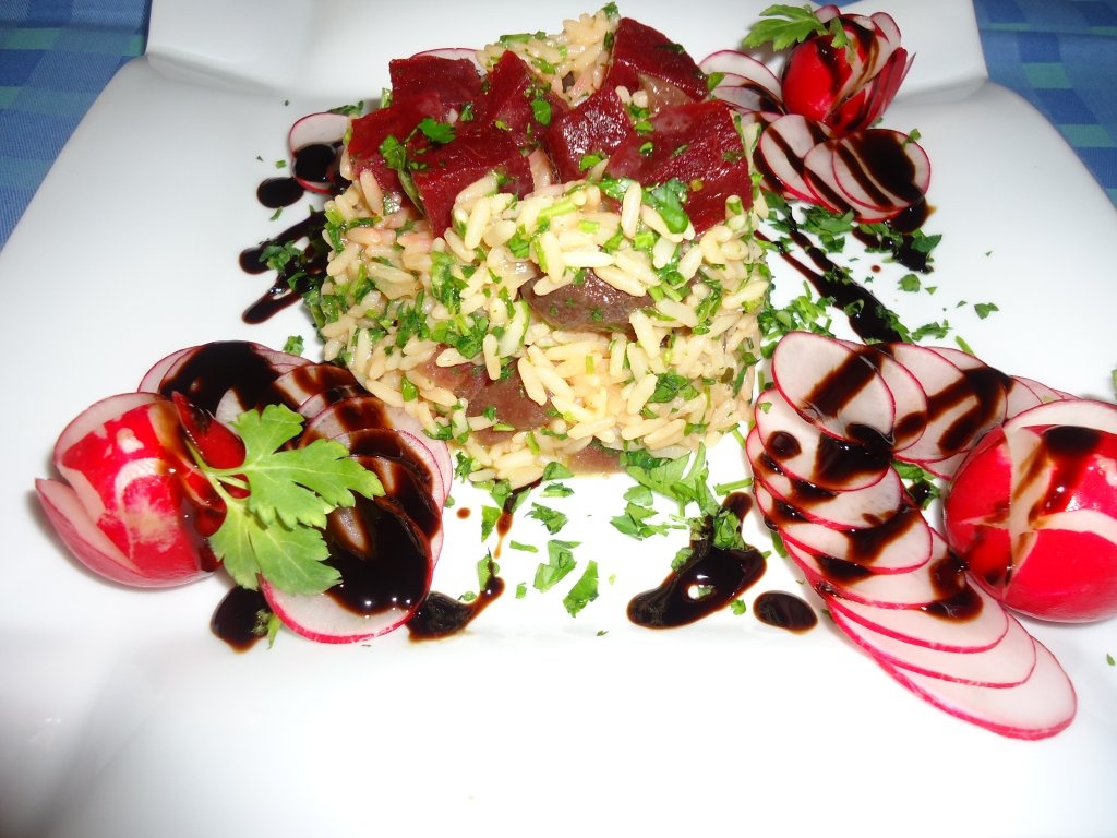 Orez cu sfecla rosie