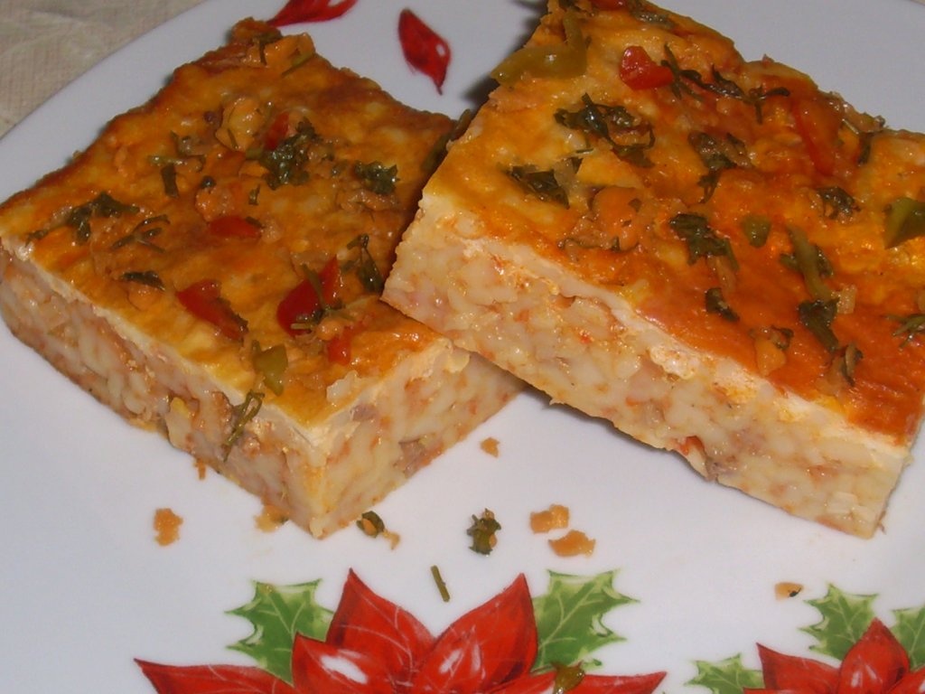 Budinca de paste cu carne de vita