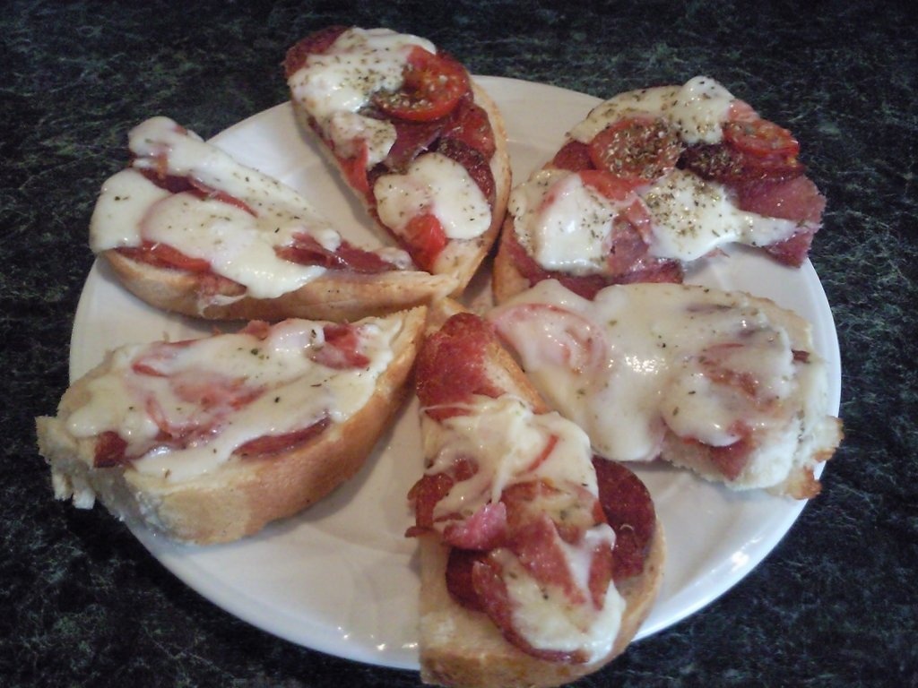 Bruschette la cuptor