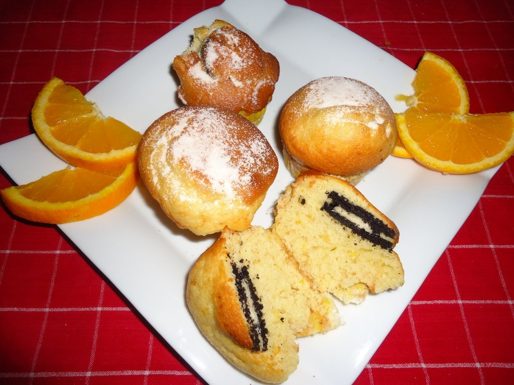 Orangen Muffin