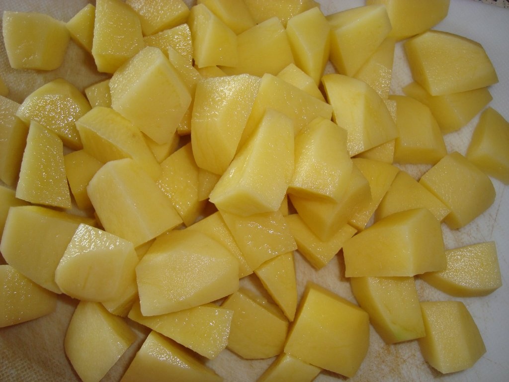 Cartofi aurii la tigaie