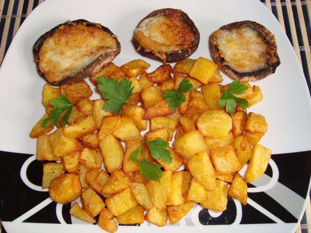 Cartofi aurii la tigaie