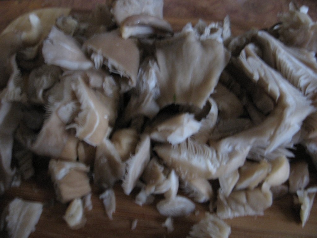 Papricas de ciuperci cu pui si cartofi