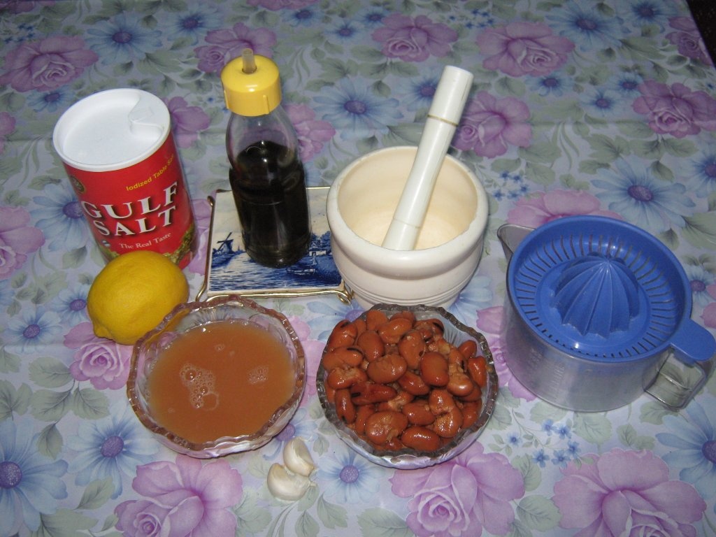 Micul dejun arab-2.“Fool”- Pasta de bob de gradina( Fava bean)-de post