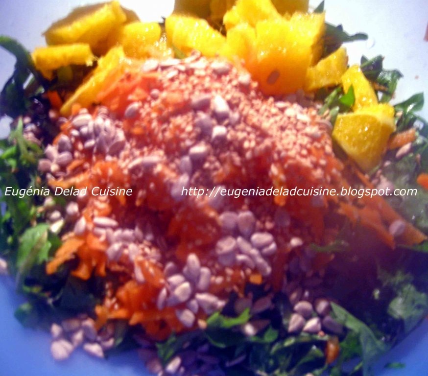 Salata de papadie cu portocale