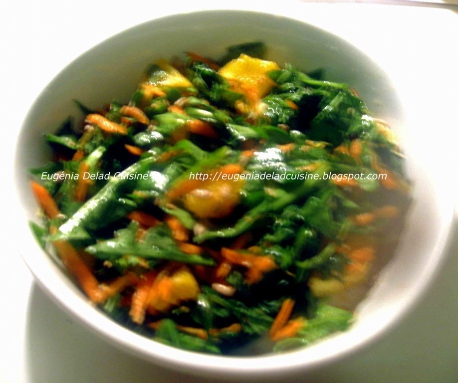 Salata de papadie cu portocale