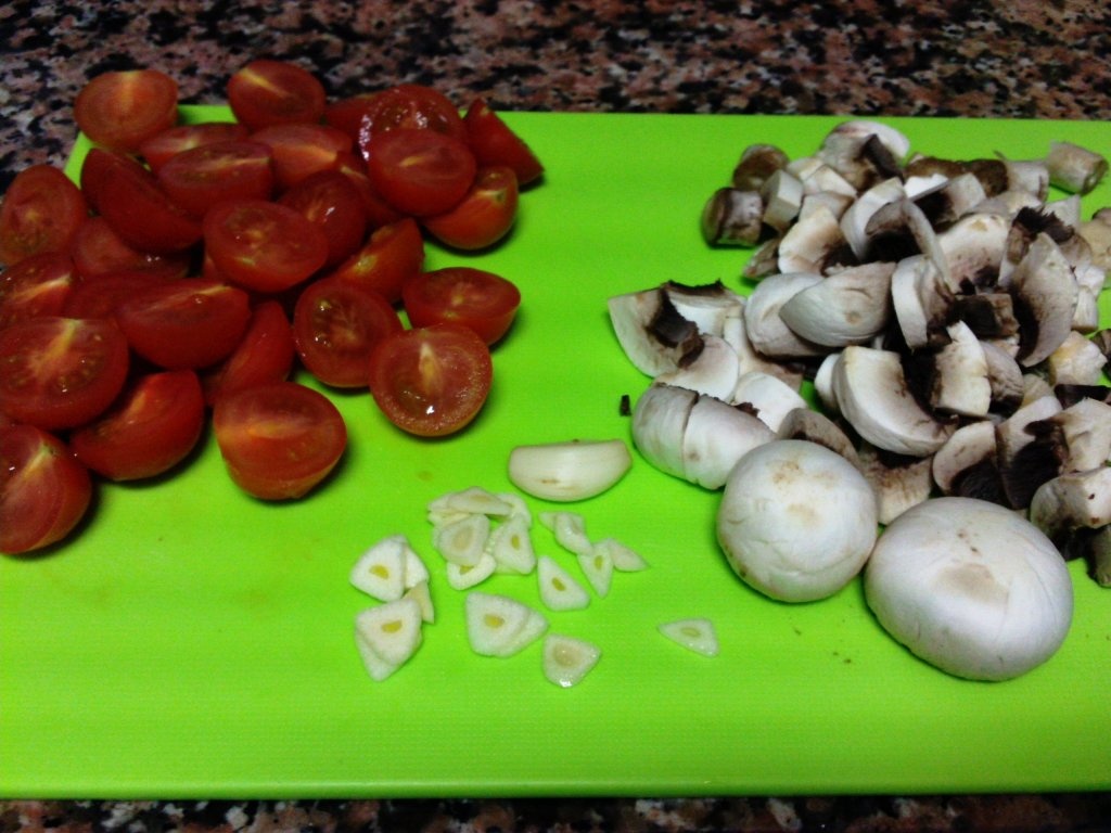 Muschi de porc cu ciuperci