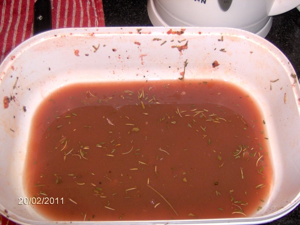 Cotlet de vita marinat