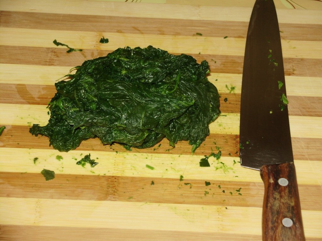 Placinta cu spanac, branza feta si orez